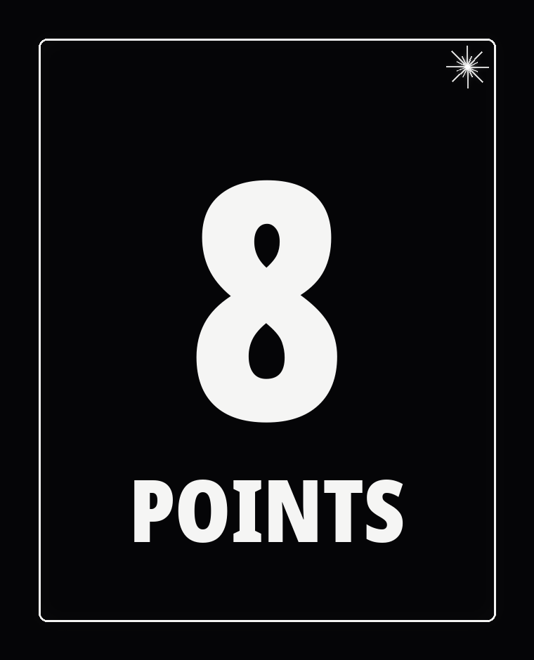 8 points