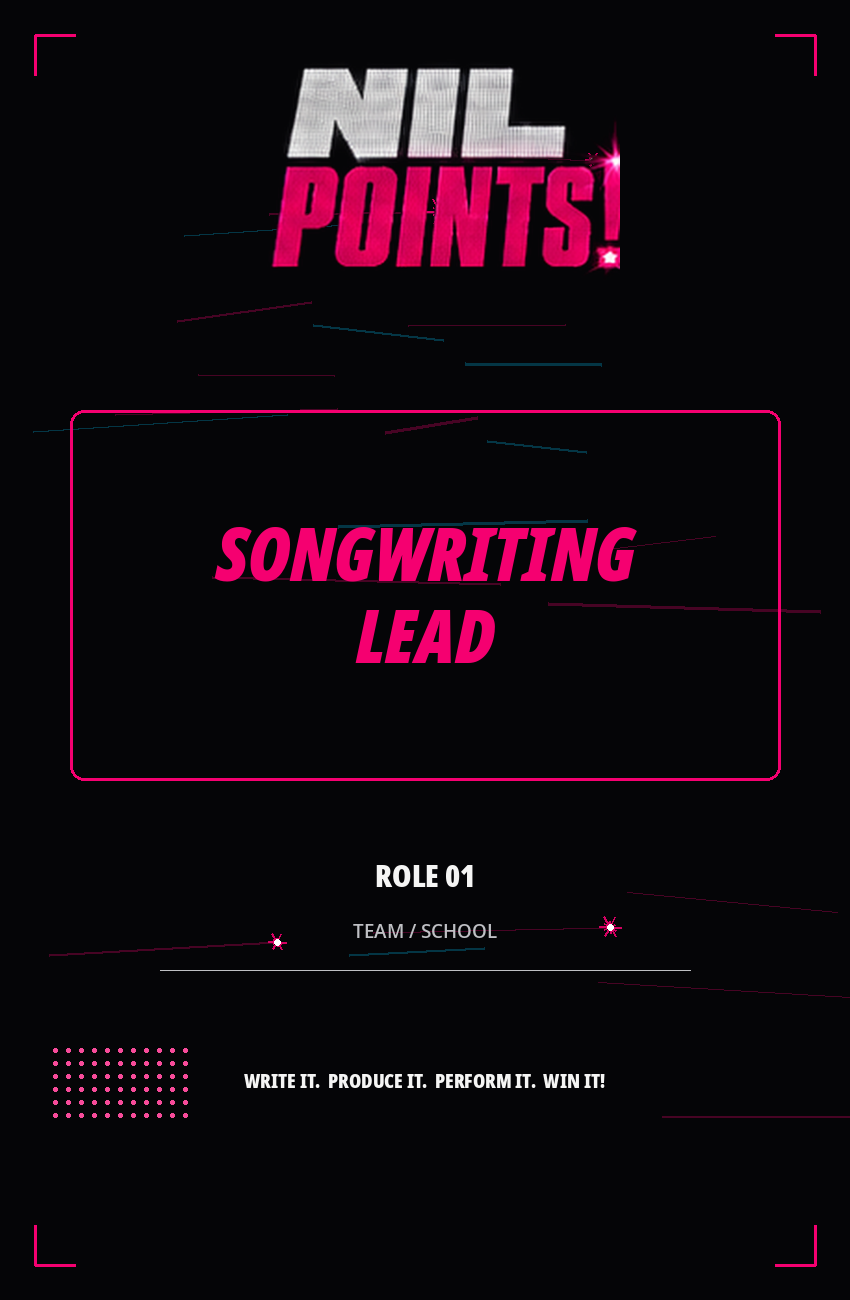 Songwriting Lead role card